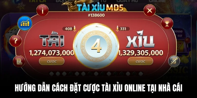 Quy luật và cách thức đặt cược Game bài Tài Xỉu trực tuyến đúng cách.